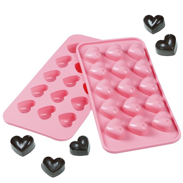 Webake Candy Molds Silicone Chocolate Molds, 15 Cavity Mold for