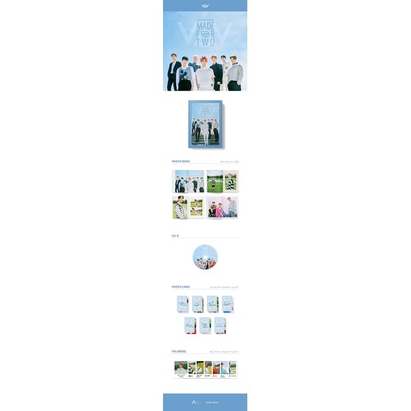 VAV Made for Two 6th Mini Album CD+120p PhotoBook+1p PhotoCard+1p