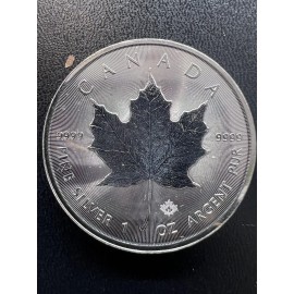 Royal Canadian Mint Random year CANADA Maple Leaf 1oz FINE SILVER .9999 in a coin flip