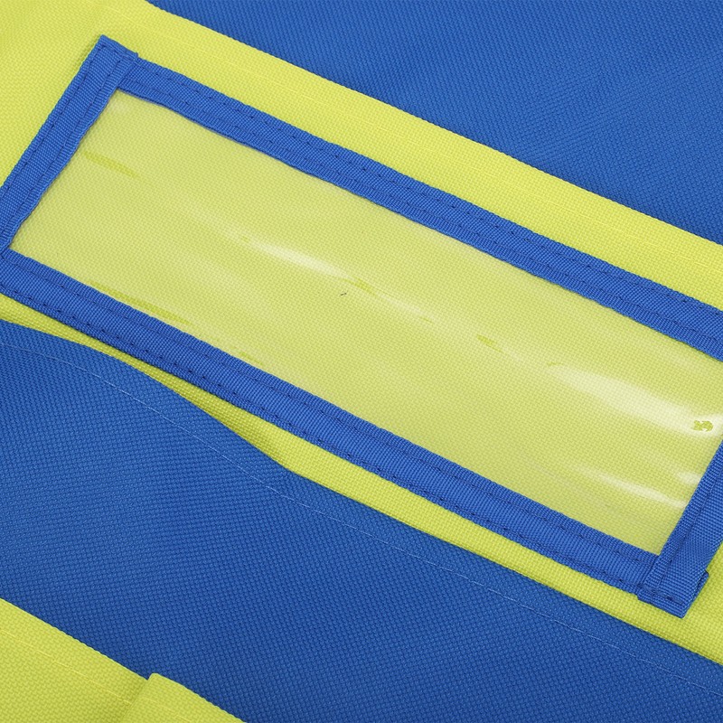 Chairback Pocket with Clear Label Slot Strong Stitching 600D Oxford