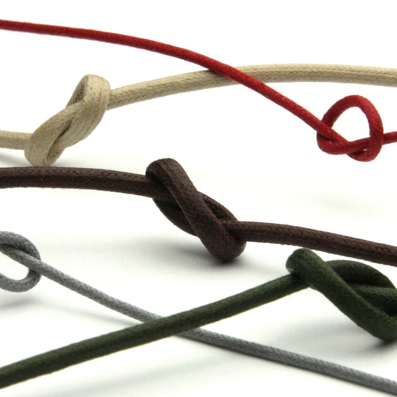 Fujiyama Ribbon Waxed Cord Cotton Round Cord 9.14M Roll Craft