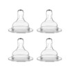 Maymom Silicone Nipple Slow Flow, 4pc; Compatible with Spectra/Motif Luna/Maymom