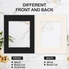 15 Pack 11x14 Black Picture Mats, Frame Mattes for 8
