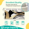 AQYIP Black White and Gold Pen Pencil Holder for Boho