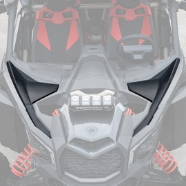 SAUTVS Front Fenders for Can-Am Maverick X3 MAX, Black Front Fenders Kit for Can Am Maverick X3 / X3 MAX 2017-2026 All Models Accessories (2PCS, #705012456, 705012457)