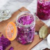 JILLMO Fermentation Jar with Weight, 1 Liter Fermenting Jar with