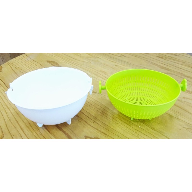 Kokubo KK-306 Colander, Red, Approx. 8.6 x 8.5 x 4.6