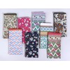 FINGERCRAFT Pack of 12 Cotton Linen Blend Napkins with Mitered
