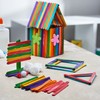 Gusto [200 Count] 4.5 Inch Colored Popsicle Sticks for Crafts
