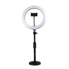 Gator Frameworks 10-Inch LED Desktop Ring Light Stand with Phone