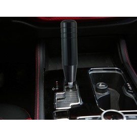 Abfer Weighted Shift Knob Short Gear Stick Shifter Lever Handle Replacement Fit for Most Car Truck SUV Vehicle (Black)