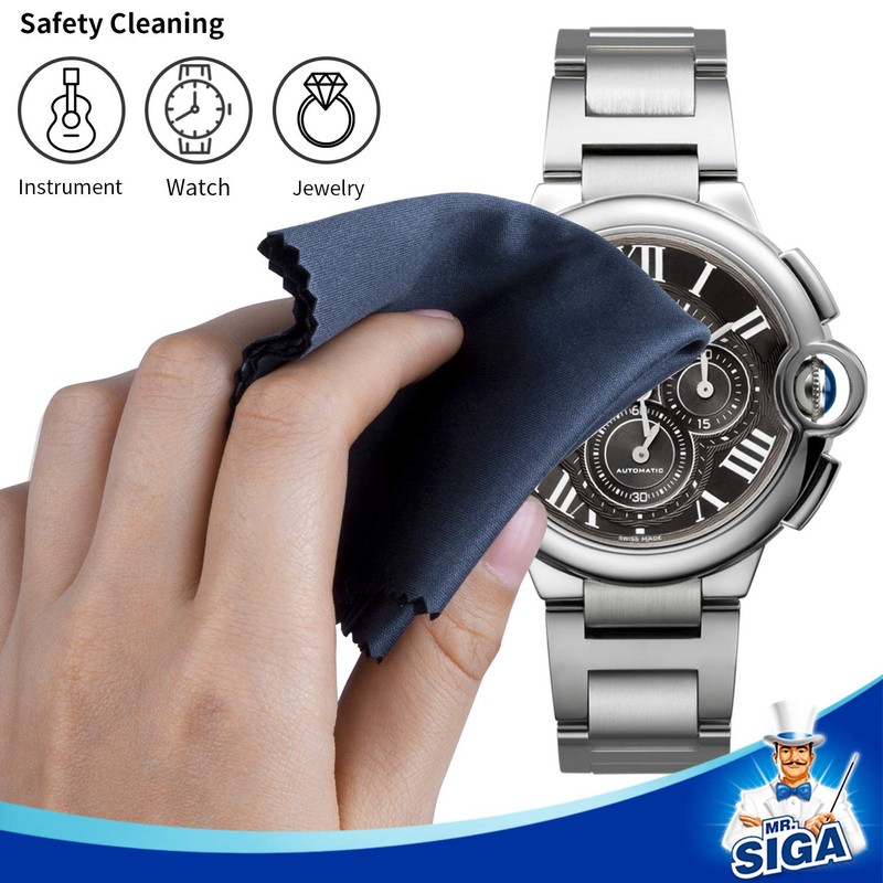 MR.SIGA Premium Microfiber Cleaning Cloths for Lens, Eyeglasses, Screens, Tablets,