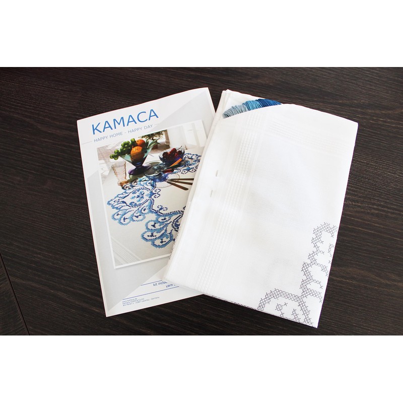 KAMACA Embroidery Kit, Cross Stitch Pre-Drawn Cotton, Complete Embroidery Set