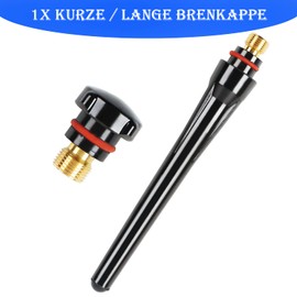 TIHOOK 36 pieces TIG accessories, TIG torch, TIG accessories, TIG welding accessories, wear parts, clamping sleeves, housing, ceramic nozzles, tungsten electrodes, TIG welding devices for WP SR Binzel