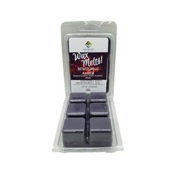 Jane Bernard Soy Blend | Wax Melt | 2.5 Oz Net Wt | 1 Pack only with 6 Snappable Cubes in Clamshell | Bewitching Amber