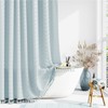 Dynamene Extra Long Shower Curtains, 96 Inch Long Boho Tufted