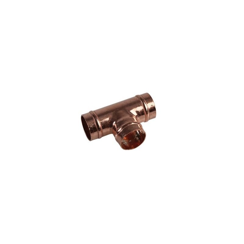 [UNBRANDED] 22MM EQUAL TEE, SOLDER|FITTINGS SOLDER PIPEWORK - 32551315