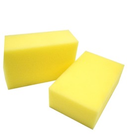 BIUDECO Barber Sponge Brush Set of 10 Hair Styling Tool Square Shape Gentle on Hair Perfect for Travel 7x3cm Random Color