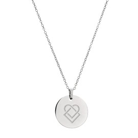Liebeskind Berlin Women's Necklace with Pendant Matte Stainless Steel, Stainless Steel