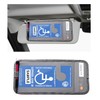 DXNQ Handicap Placard Holder for Car, Ultra Clear PVC Disabled