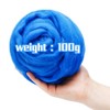 3.53oz Wool Roving Yarn, Wool Felting Supplies, Pure Wool, Chunky