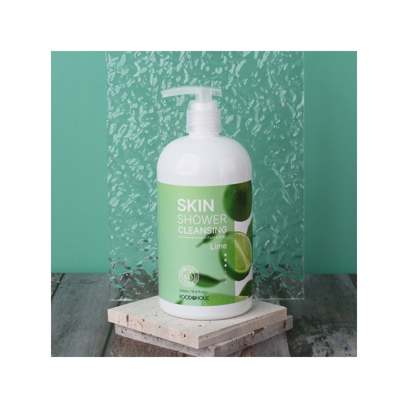 Foodaholic Lime Skin Shower Cleansing 500ml / 푸드어홀릭 라임 스킨샤워