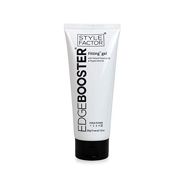 STYLE FACTOR EDGE BOOSTER FITTING GEL7.05OZ NATURAL COCONUT & PEPPERMINT OIL