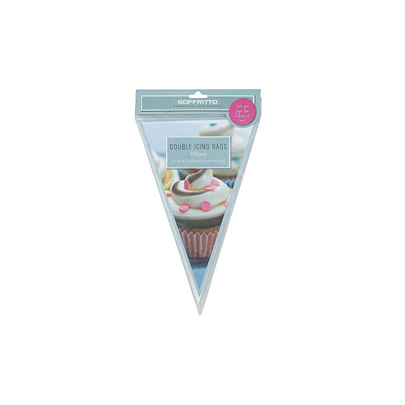 Soffritto Professional Bake Double Icing Bags 20 Piece 30cm
