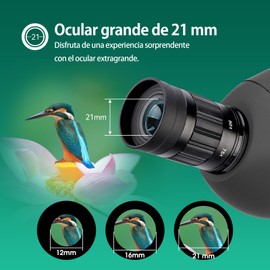 SVBONY SV28 25-75x70 Spotting Scopes, HD Spotting Scope with Tripod, Long Range Spotter Scope with Phone Adapter for Bird Watching, Target Shooting