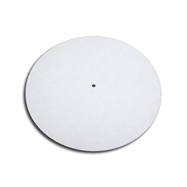Vinyl Record Slipmat Felt White Protected