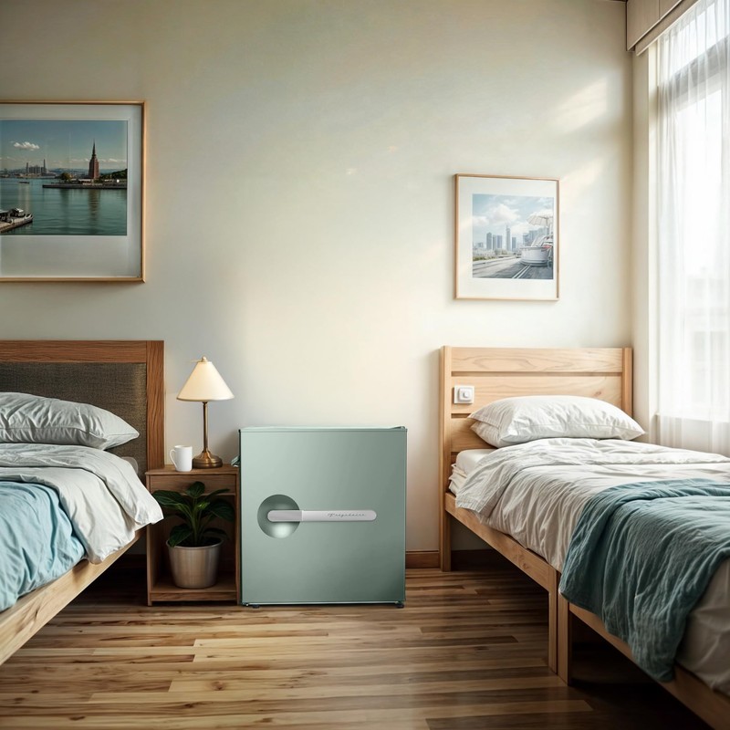 Frigidaire, 1.6 Cu. Ft. Retro Series Compact Refrigerator, Built-In Side