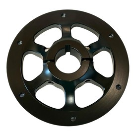 Go Kart sprocket Hub. 1.25 Inch Bore for Split Aluminum Sprockets Black.
