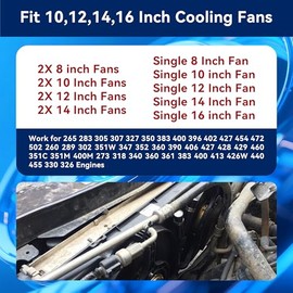 FASTSTORM FASTSTORM Dual Electric Fan Relay Kit Electric Radiator Fan Kit Temperature Sensor Switch 200 On 185 Off Automotive Wiring Kit 60 Amp Cooling Fan Relay Switch Kit 4 Pin Waterproof Relay Kit