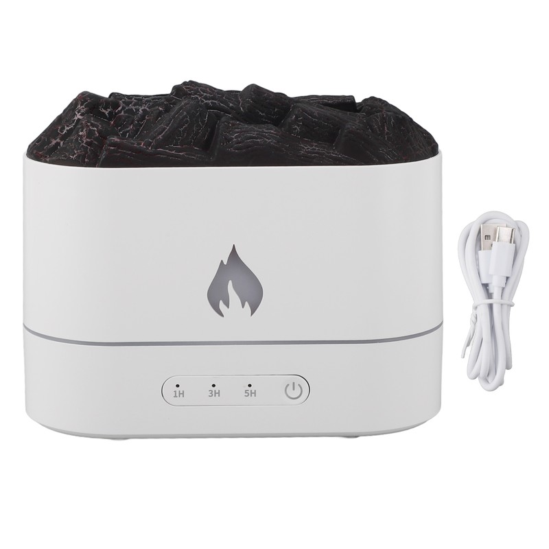 Volcano Aroma Diffuser 7 Colors Lights Fine Mist Simulated Flame