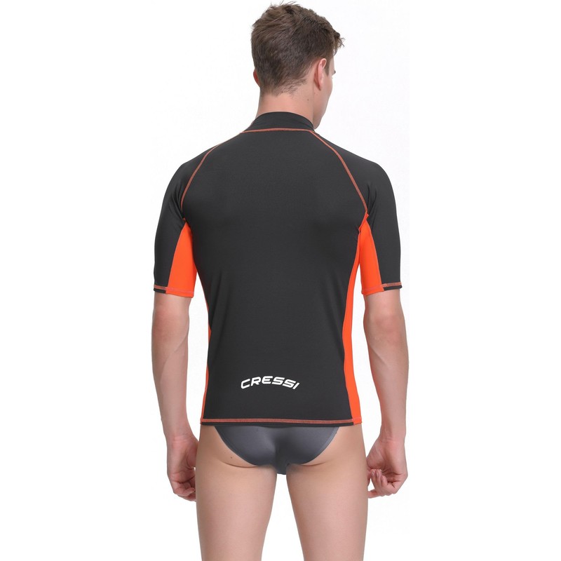 Cressi Rash Guard Men's Top, orange, m