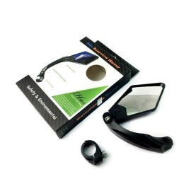 Hafny HF-MR085R 360º Adjustable Bicycle Handlebar Grip Rearview Mirror - Right