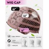 WOKESTAR Brown Wigs for Women Layered Straight Long Wig with