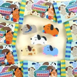 Pinkfoot Badugi Random Eraser Vol. 26 60 Pieces (Box) / 핑크풋 바둑이 랜덤 지우개 26탄 60개(박스)