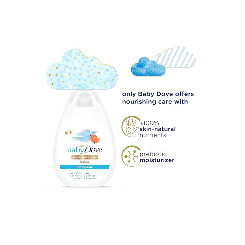 Baby Dove Crema Corporal Humectación Enriquecida 400 Ml