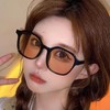 88flix Korean Unisex Women's Sunglasses Stylish Oversize Large, Black