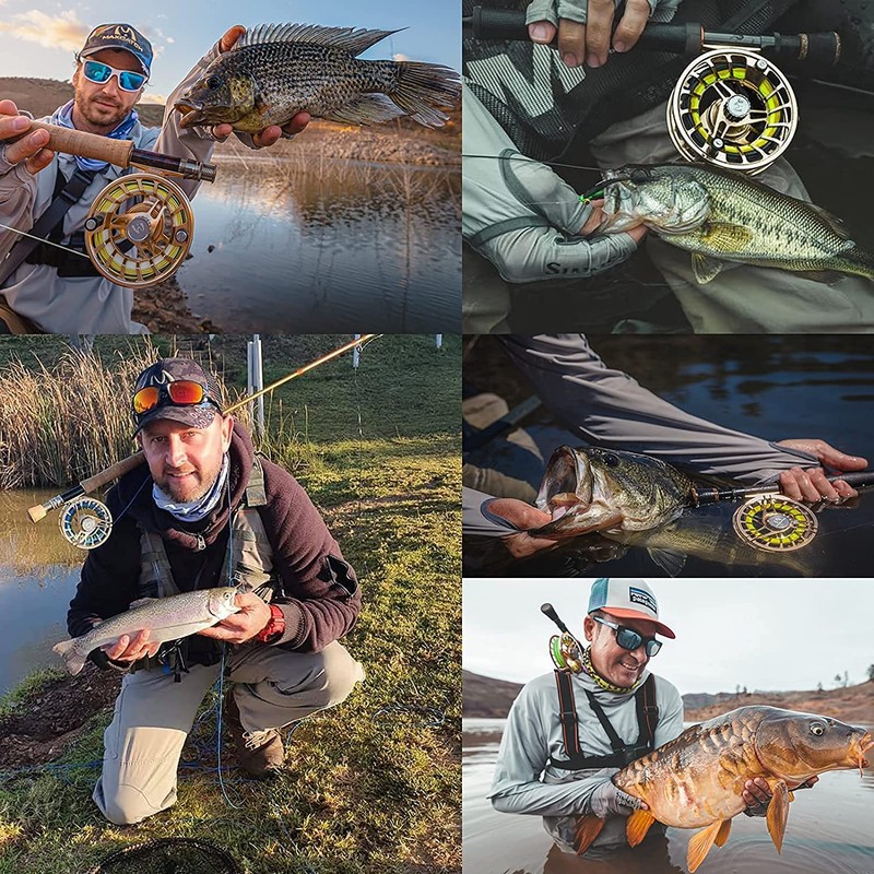 Maxcatch Fly Reel, CNC-machined Aluminum Body Super Large Arbor Design