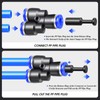 TAILONZ PNEUMATIC 1/2 Inch Push-to-Connect Fitting Plug Pbt Resin PP-1/2(Pack