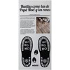 Antracita Christmas footprints Santa and reindeer templates