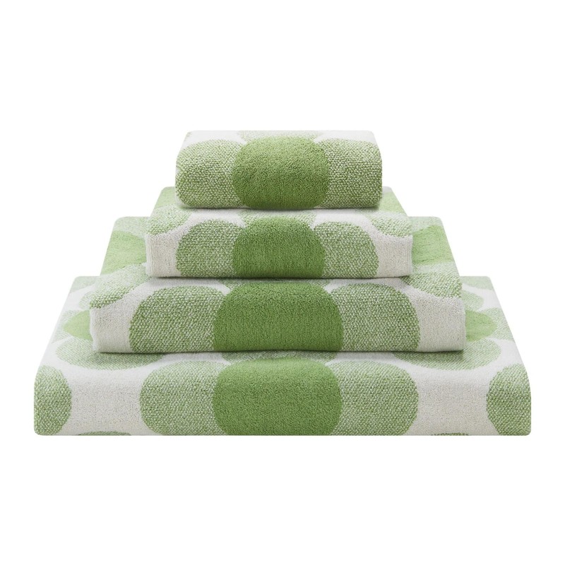 Orla Kiely Retro Bathroom Towels in Retro Flower, CloverSize: Hand