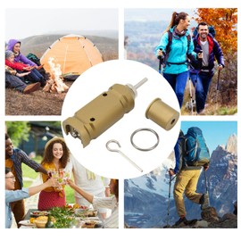 Sistema de Seguridad de Advertencia Temprana de Alarma de Viaje Perimetral de Aleaci¨®n de Aluminio para Acampar (Verde Oliva)