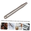 IWOWHERO 1pc Mini Portable Titanium Tweezers for Outdoor Survival and