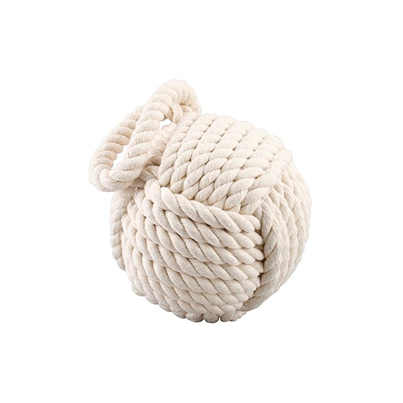 Nautical Knot Door Stopper - Ivory