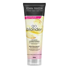 John Frieda Go Blonder Lightening Conditioner for Moisture Restoring and Strengthening Blonde Hair (250 mL)