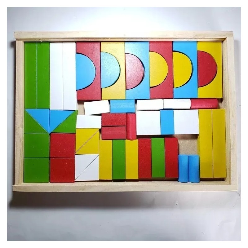 CASTILLO DIDÁCTICO Juego De Arquitectón, Bloques Madera Juego Didáctico Niños