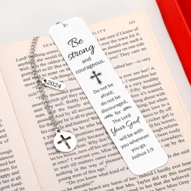 Christian Gifts for Men Women Bible Bookmark Gifts Confirmation Gifts for Teen Boys Girls 2024 Religious Graduation Gifts for Him Her Last Day of School Summer Birthday Christmas Stocking Stuffers